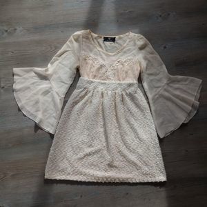 Flared Bell Sleeve Babydoll Angelic Fairy Dress